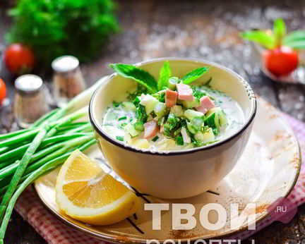 Окрошка на минералке