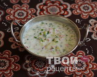 Окрошка на сыворотке