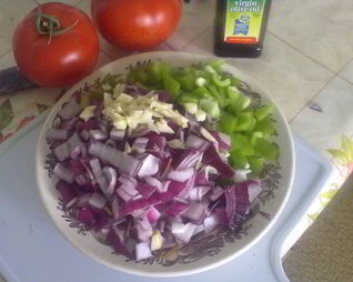 Острый суп с чили и фасолью