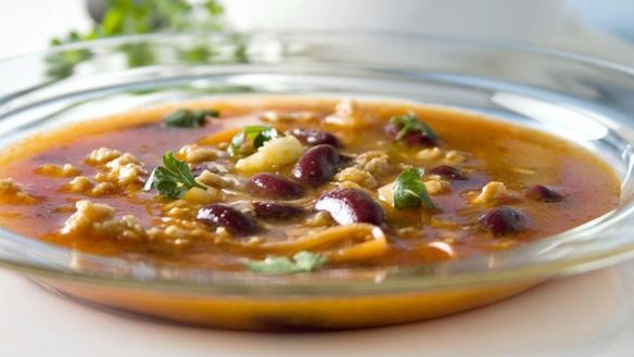 Рецепт Постный фасолевый суп