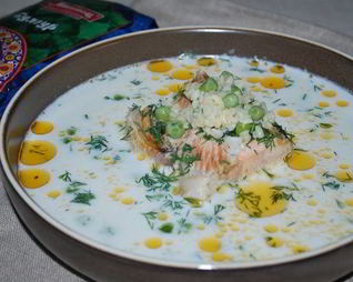 Пряный сливочный суп с булгуром