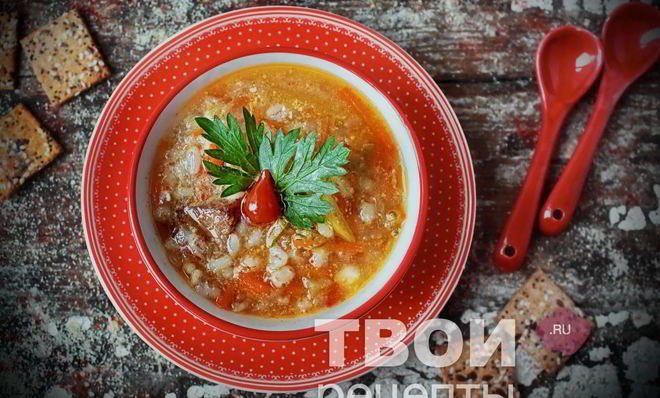 Рассольник ленинградский