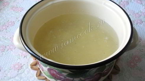 рассольник с грибами