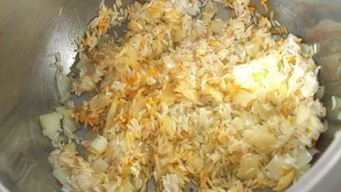 рисовый суп с чечевицей и томатами