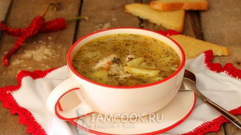 рисовый суп с курицей