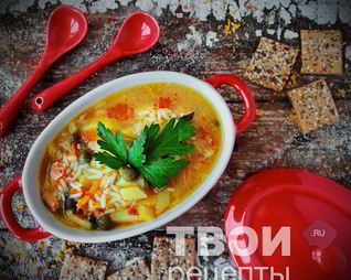 Рыбный суп из сайры