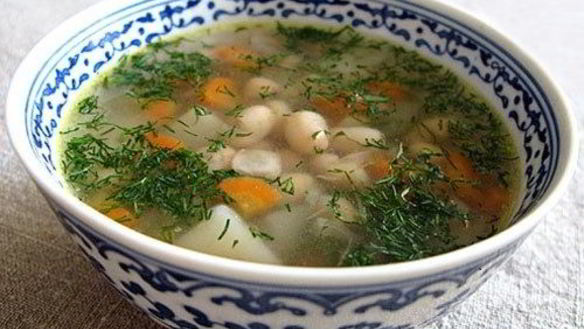 Рецепт Рыбный суп с фасолью