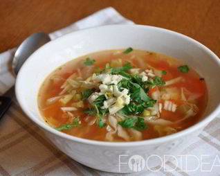 Постные щи из квашеной капусты