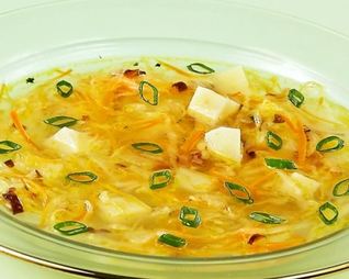 Щи из квашеной капусты с грибами