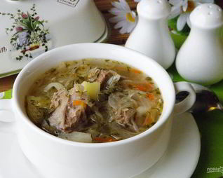 Щи из квашеной капусты