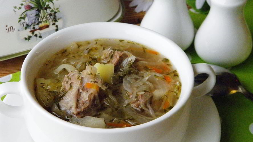 Рецепт щи из квашеной капусты