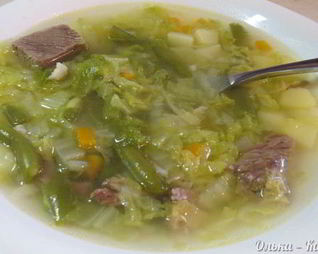 Щи из пекинской капусты