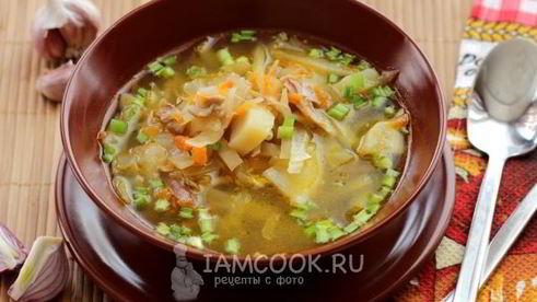 щи из свежей капусты в мультиварке