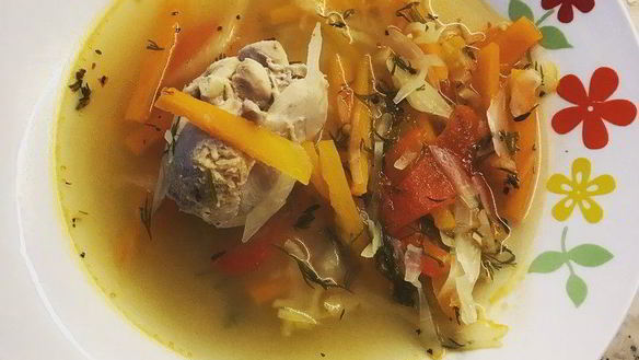 Рецепт Щи с курицей без картофеля и лука