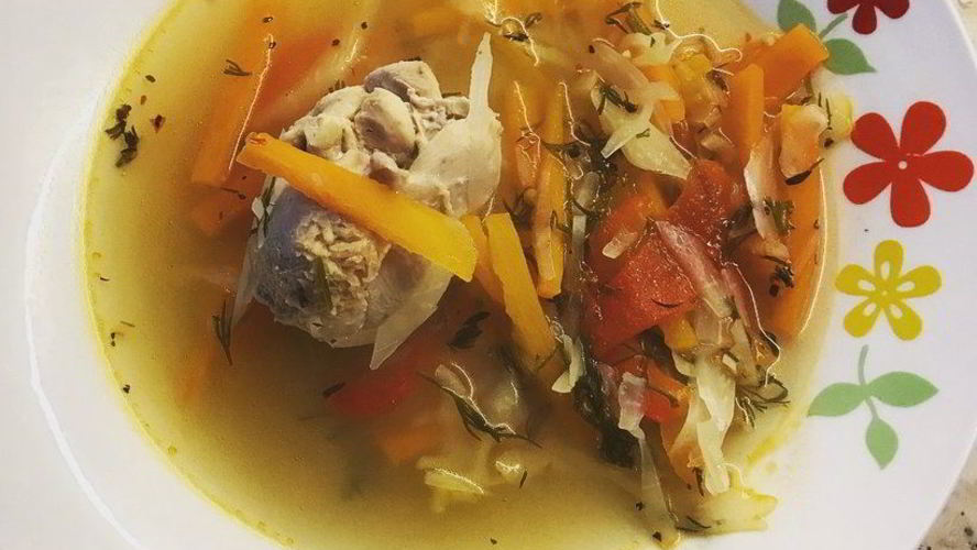 Рецепт щи с курицей без картофеля и лука