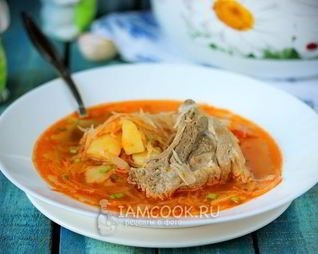 Щи со свининой