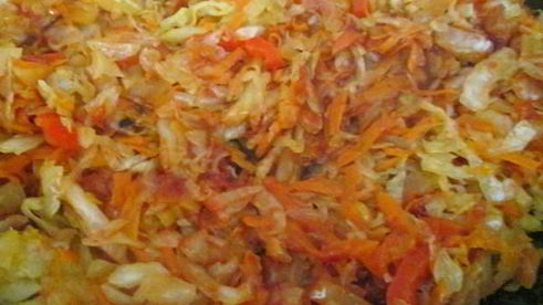 щи со свиными ребрами и яблоком