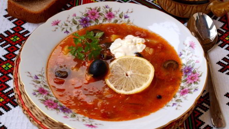 Рецепт мясная солянка с картофелем