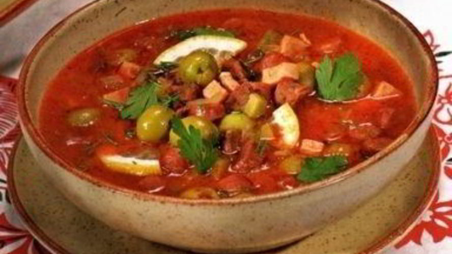 Рецепт мясная солянка в мультиварке