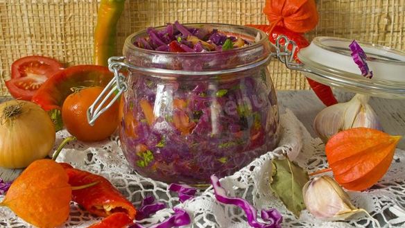 Рецепт Овощная солянка на зиму