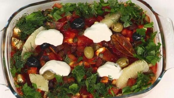 Рецепт Пикантная овощная солянка