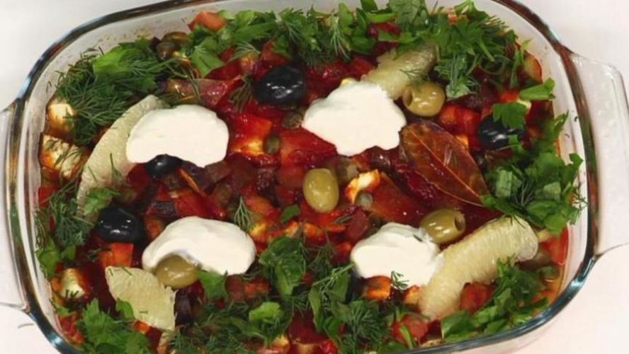 Рецепт пикантная овощная солянка