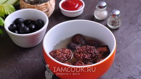 постная солянка с фасолью