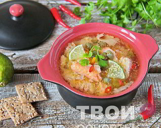 Рыбная солянка