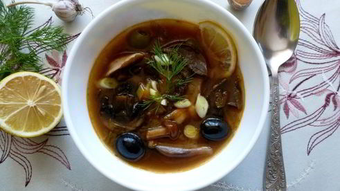 сборная грибная солянка