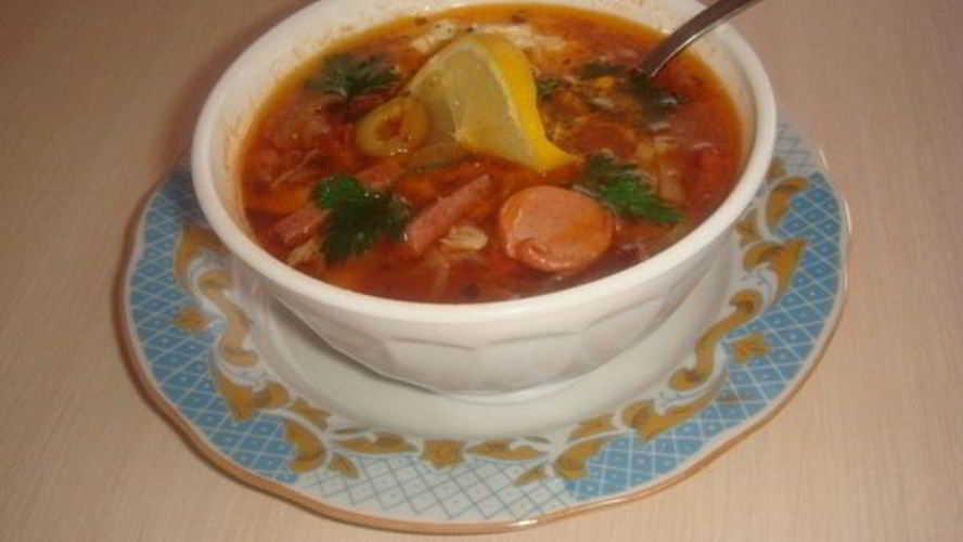 Рецепт сборная мясная солянка