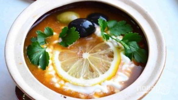 Рецепт Сборная рыбная солянка