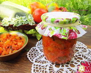 Солянка из кабачков