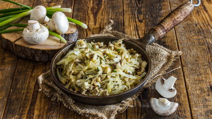Рецепт солянка из капусты с грибами