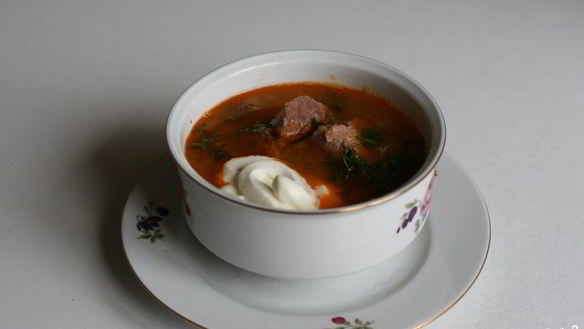 Рецепт Солянка из квашеной капусты с мясом