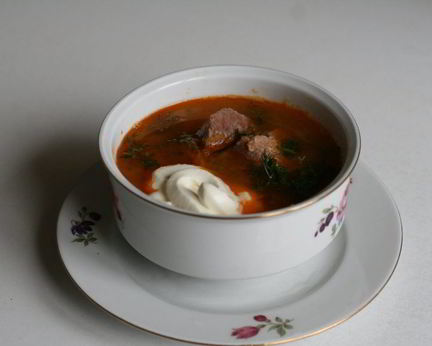 Солянка из квашеной капусты с мясом