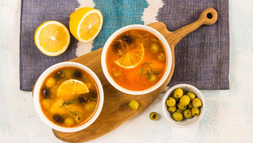 Рецепт солянка из семги