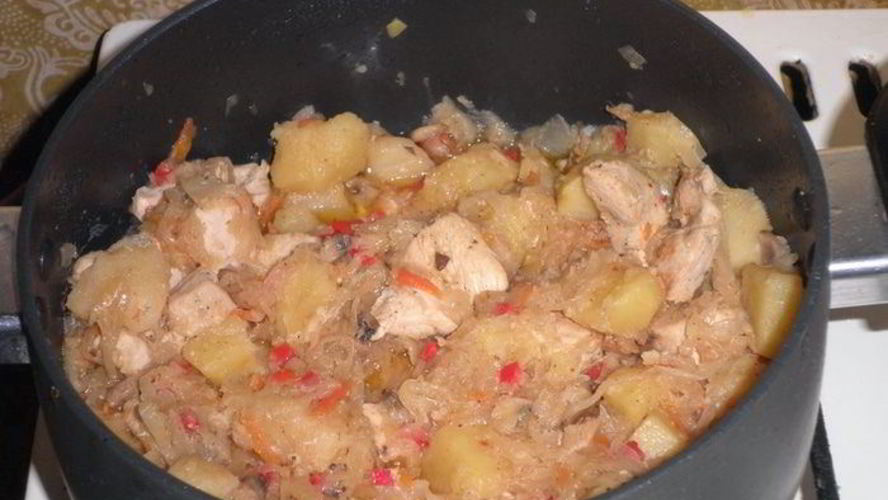 Рецепт солянка картофельная с квашеной капустой