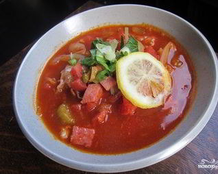 Солянка колбасная