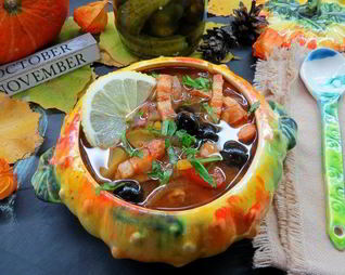 Солянка Осенняя с тыквой