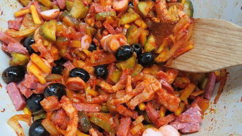 солянка осенняя с тыквой