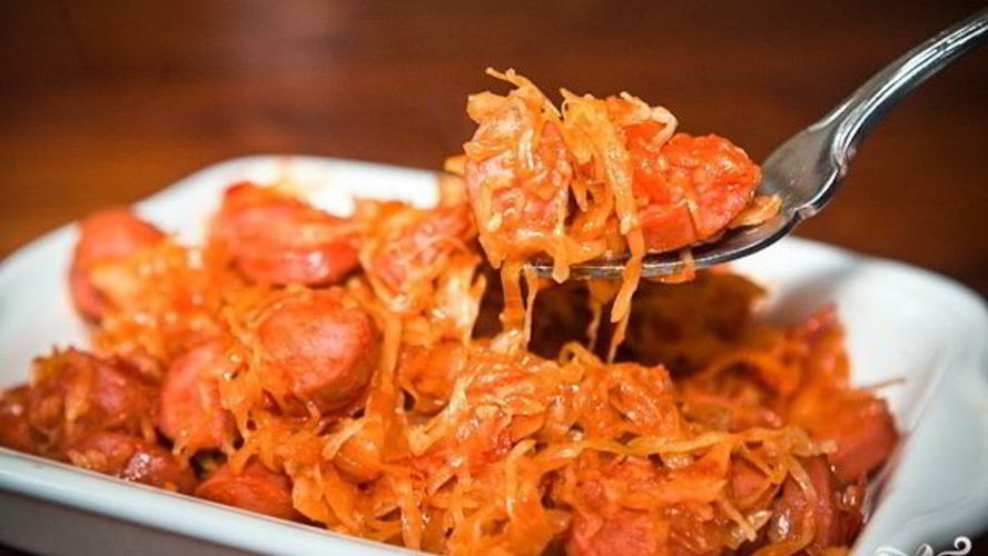 Рецепт солянка по-деревенски с сосиской