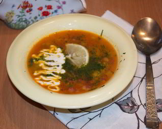 Солянка с картошкой