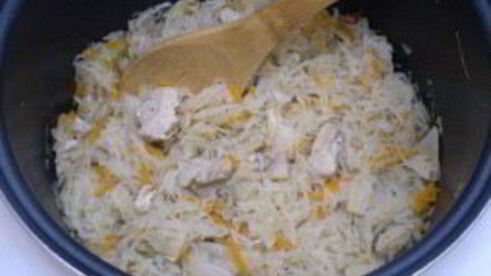 солянка с курицей и капустой