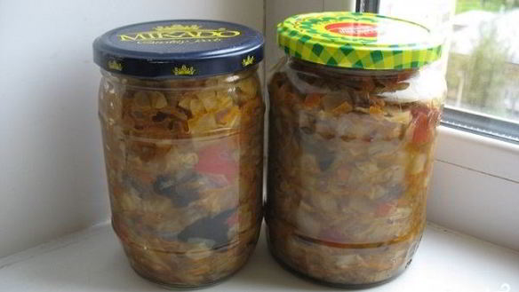 Рецепт Солянка с шампиньонами на зиму