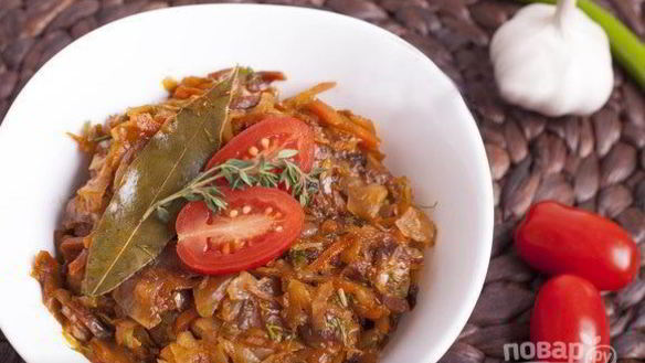 Рецепт Солянка с сосиской из свежей капусты