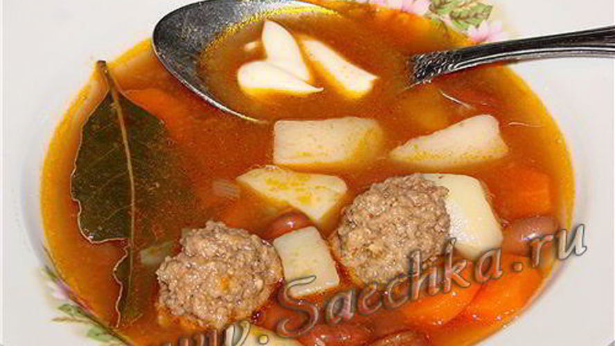 Рецепт суп фасолевый