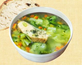 Суп из индейки с овощами