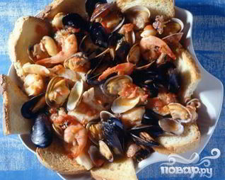 Суп из морепродуктов