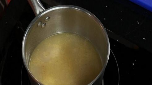 суп из морских гребешков с шампанским