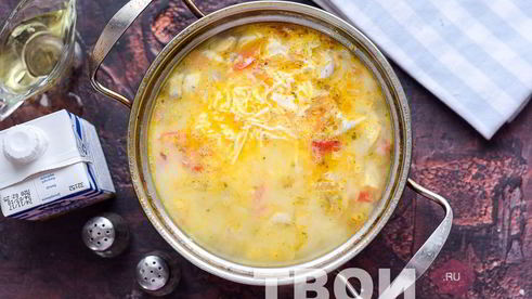 суп из плавленых сырков